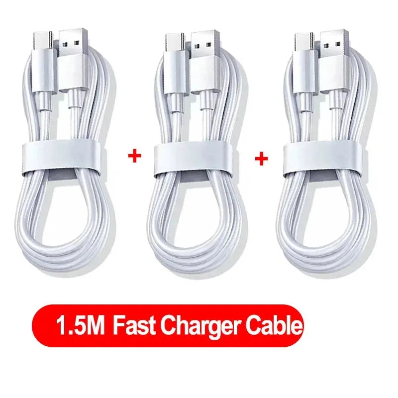 3PCS 100W 6A Super Fast Charger Cable Fast USB Type C Charging Data Cord Quick Charger Cabletype c charger fast charging