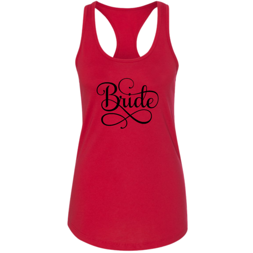 Womens Fitness Tank Top Graphic T-shirt - Bride Accessories - Wedding