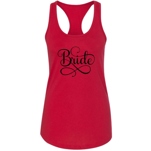 Womens Fitness Tank Top Graphic T-shirt - Bride Accessories - Wedding