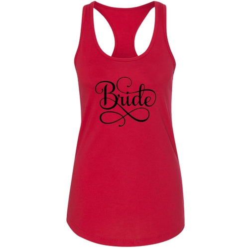 Womens Fitness Tank Top Graphic T-shirt - Bride Accessories - Wedding